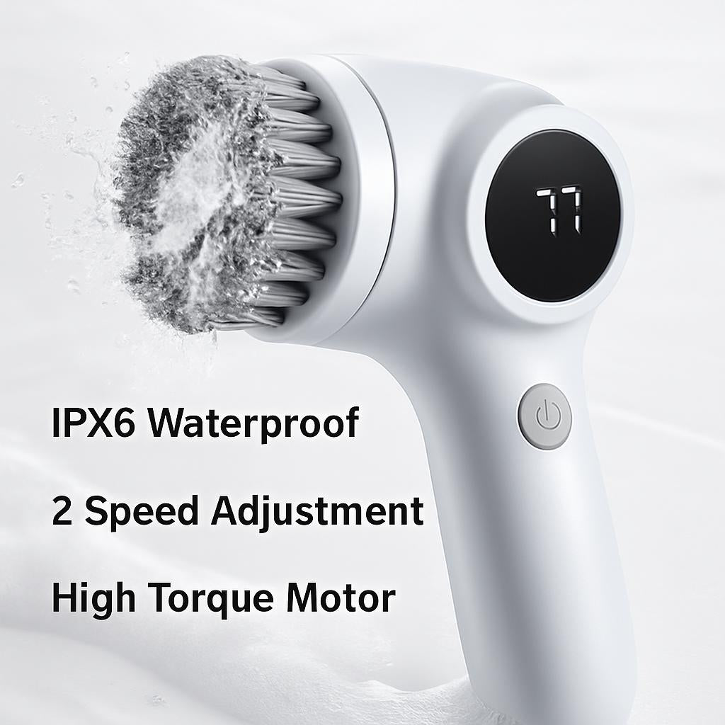 Multifunctional Electric Cleaning Brush for Efficient Eco-Friendly Home Cleaning