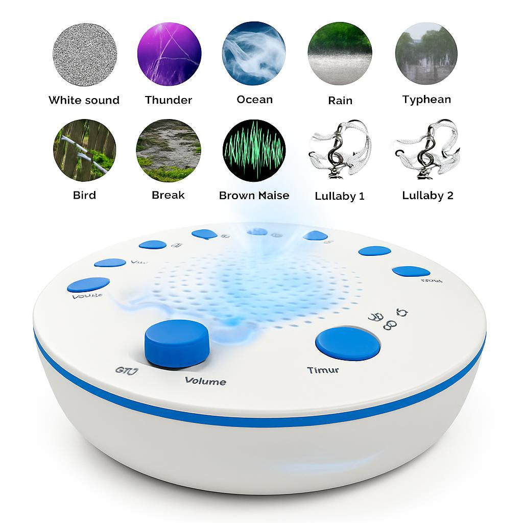 Portable White Noise Machine for Stress Relief and Sleep Improvement