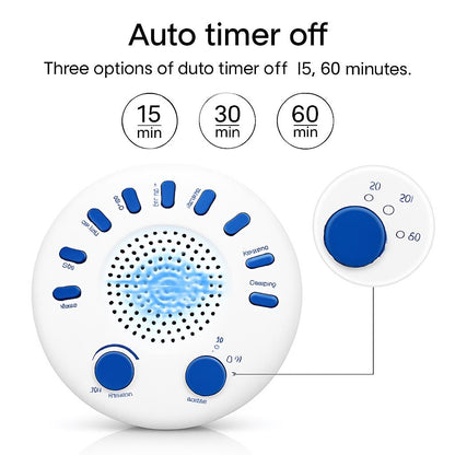 Portable White Noise Machine for Stress Relief and Sleep Improvement
