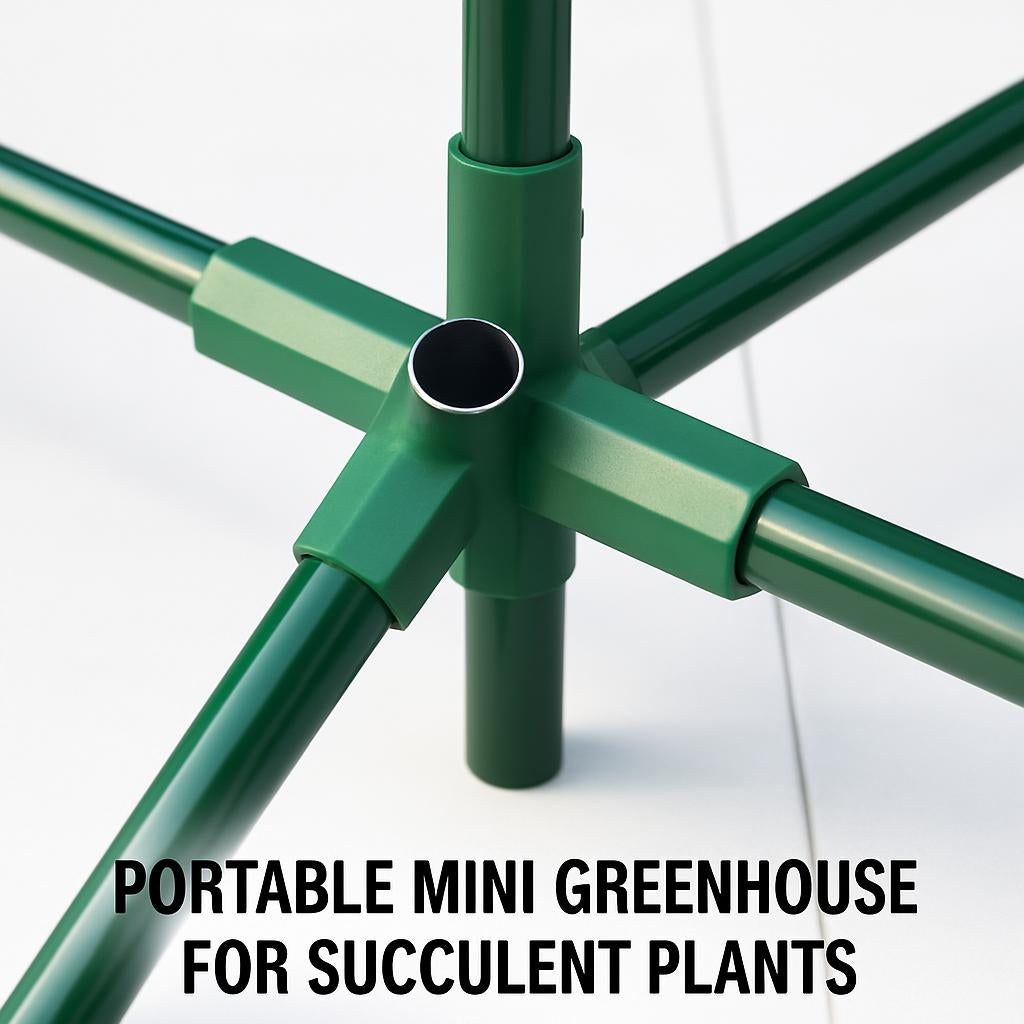 Portable Mini Greenhouse for Succulent Plants