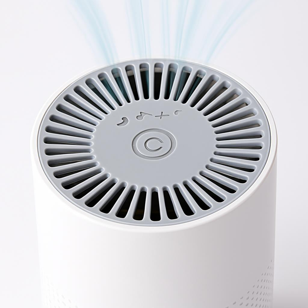 Energy-Efficient Cylindrical Air Purifier with Washable Filters