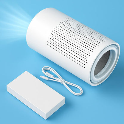 Energy-Efficient Cylindrical Air Purifier with Washable Filters