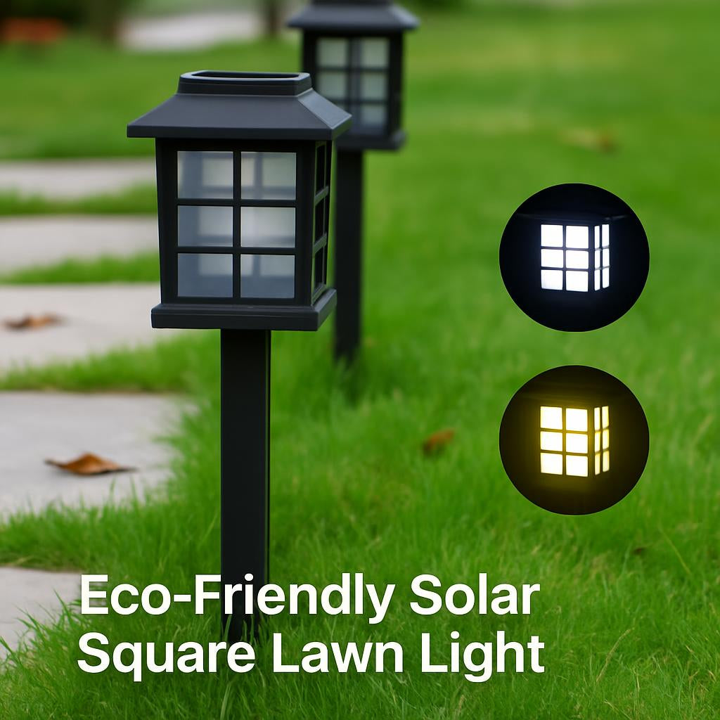 Eco-Friendly Solar Square Lawn Light