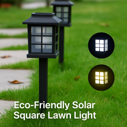 Eco-Friendly Solar Square Lawn Light