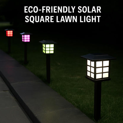 Eco-Friendly Solar Square Lawn Light