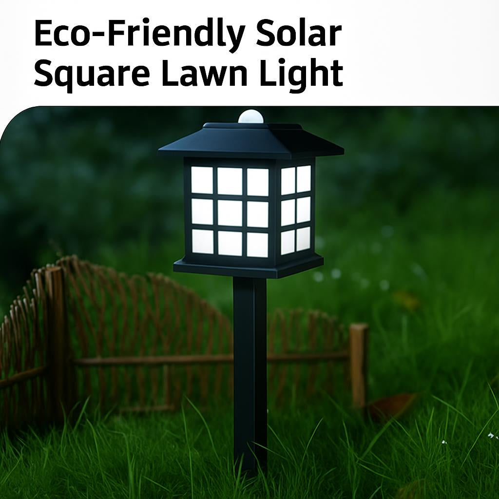 Eco-Friendly Solar Square Lawn Light