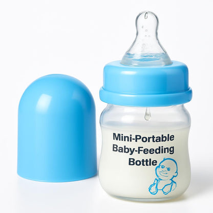 Mini Portable Baby Feeding Bottle - BPA-Free, Anti-Colic, Travel-Ready