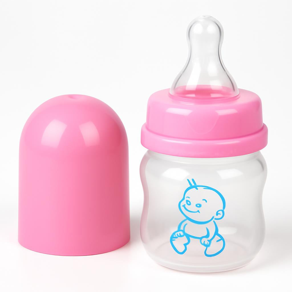 Mini Portable Baby Feeding Bottle - BPA-Free, Anti-Colic, Travel-Ready