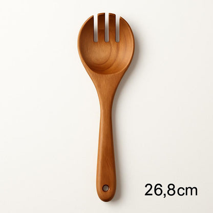 Eco-Friendly Wooden Kitchen Utensils Set - Sustainable & Durable
