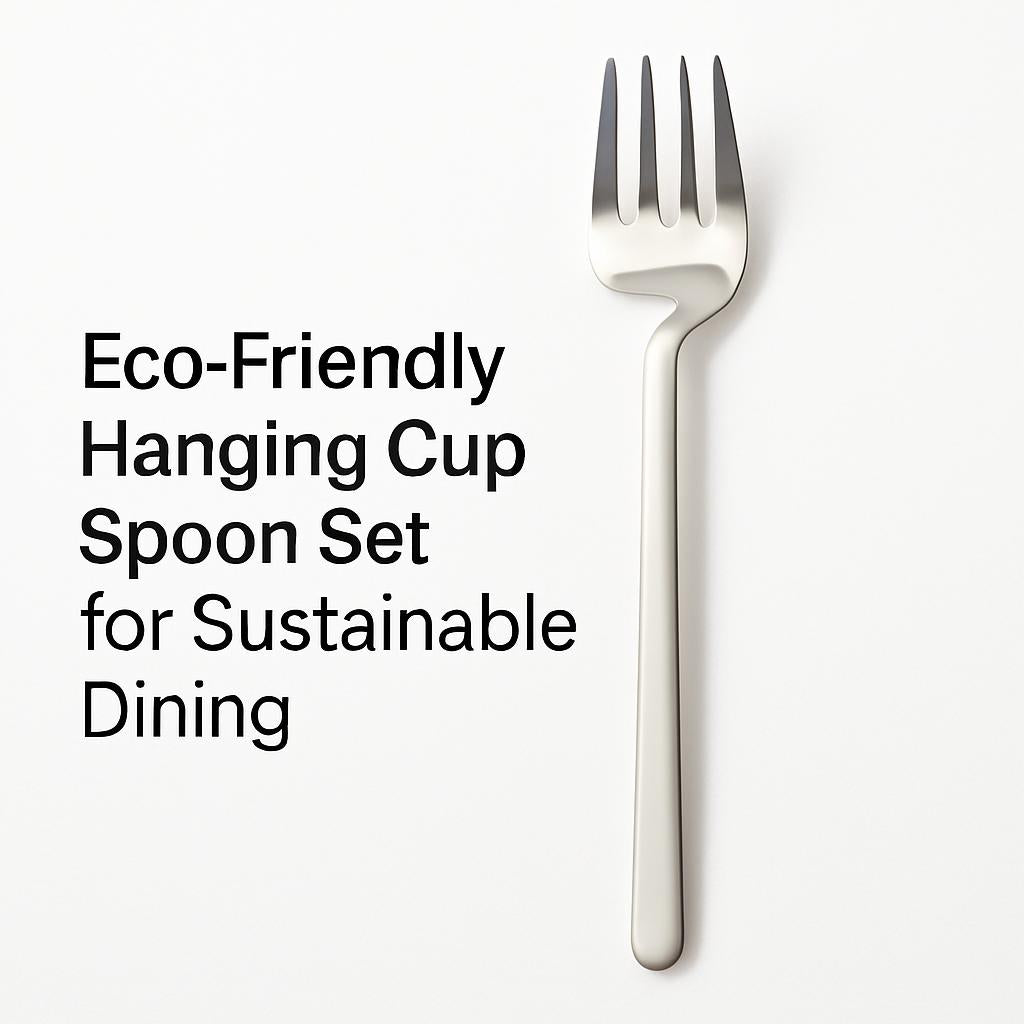 Eco-friendly stainless steel fork with four tines