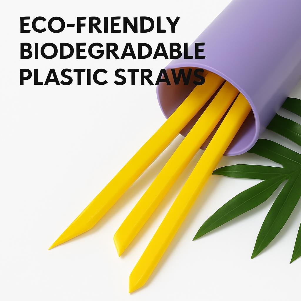 Eco-Friendly Biodegradable Plastic Straws