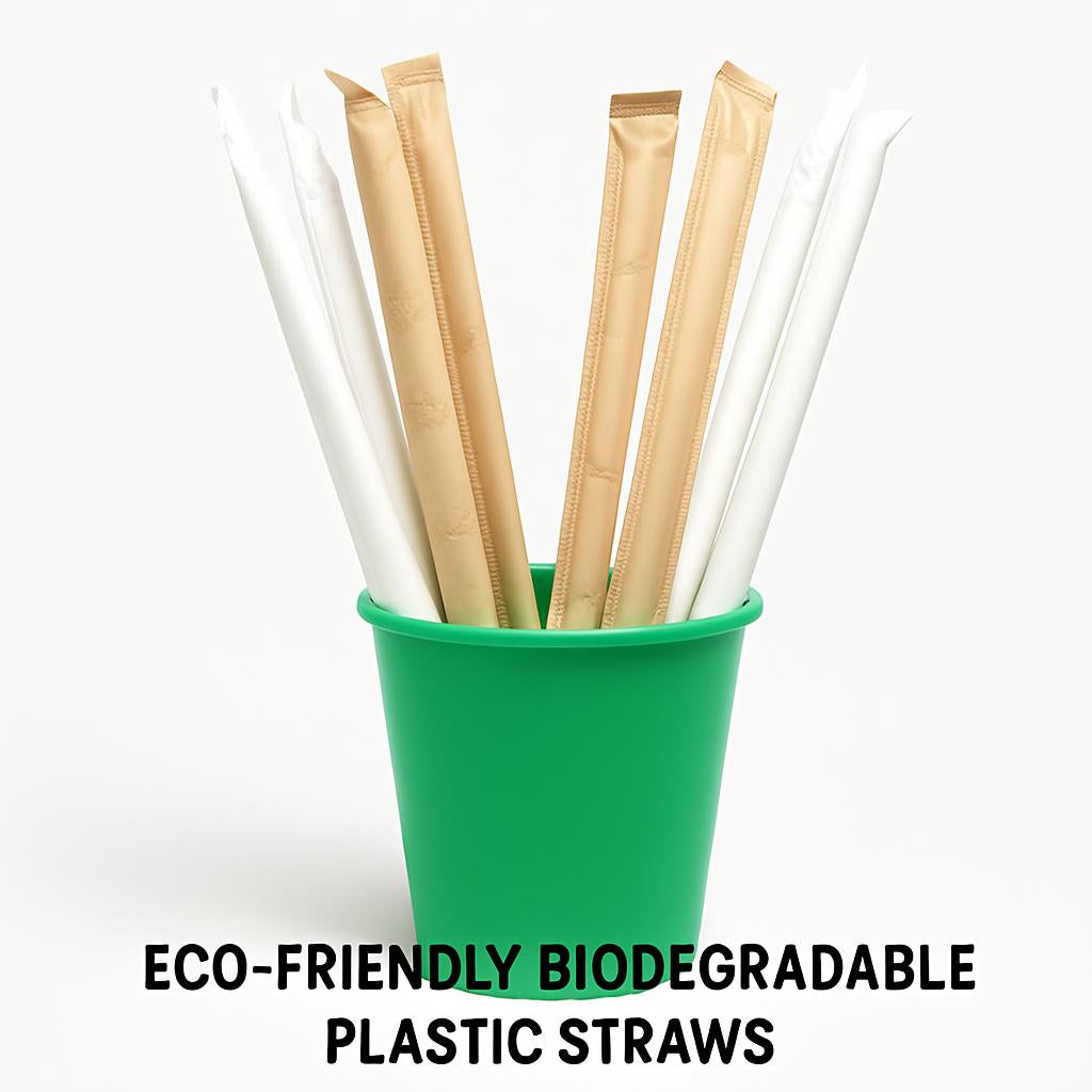 Eco-Friendly Biodegradable Plastic Straws