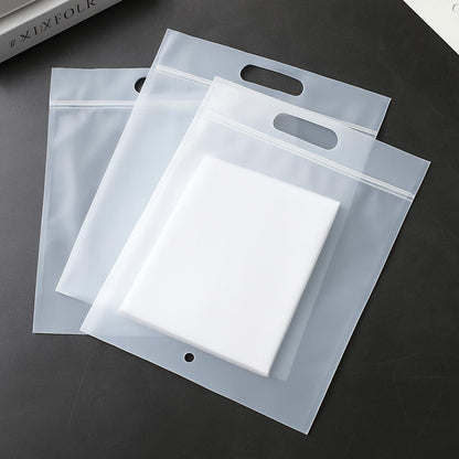 Eco-Friendly Reusable Storage Bags with Handle Cutout
