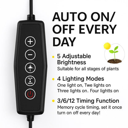 Flexible LED Grow Light for Indoor Plants