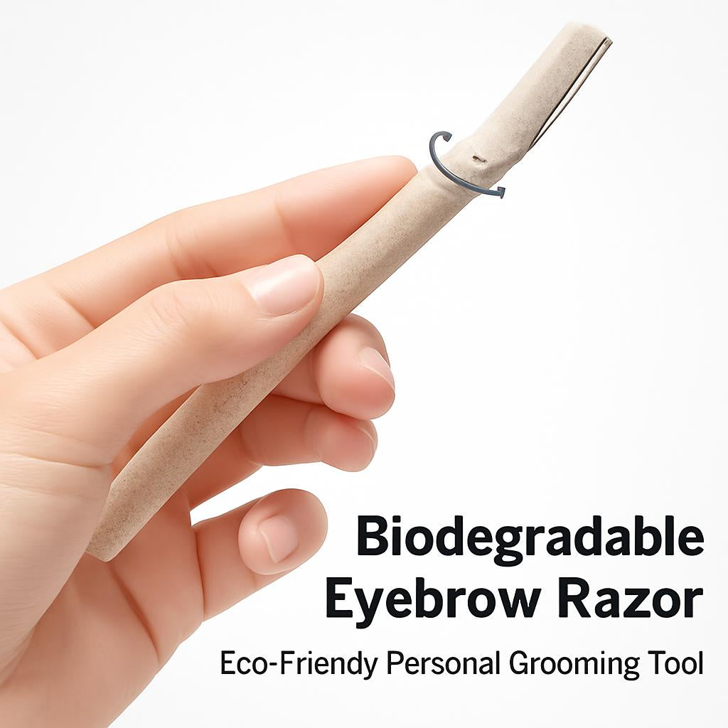 Biodegradable Eyebrow Razor - Eco-Friendly Personal Grooming Tool