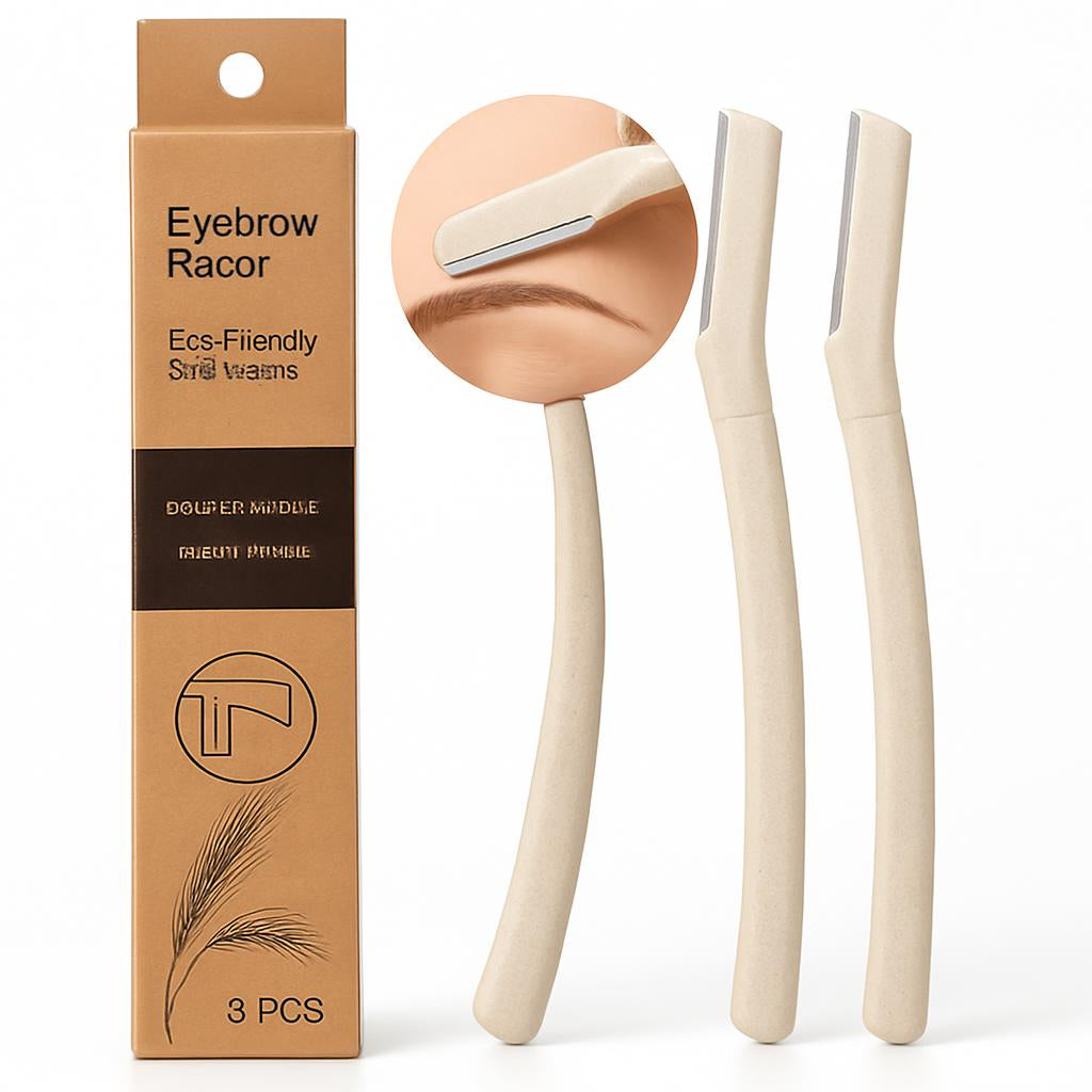 Biodegradable Eyebrow Razor - Eco-Friendly Personal Grooming Tool