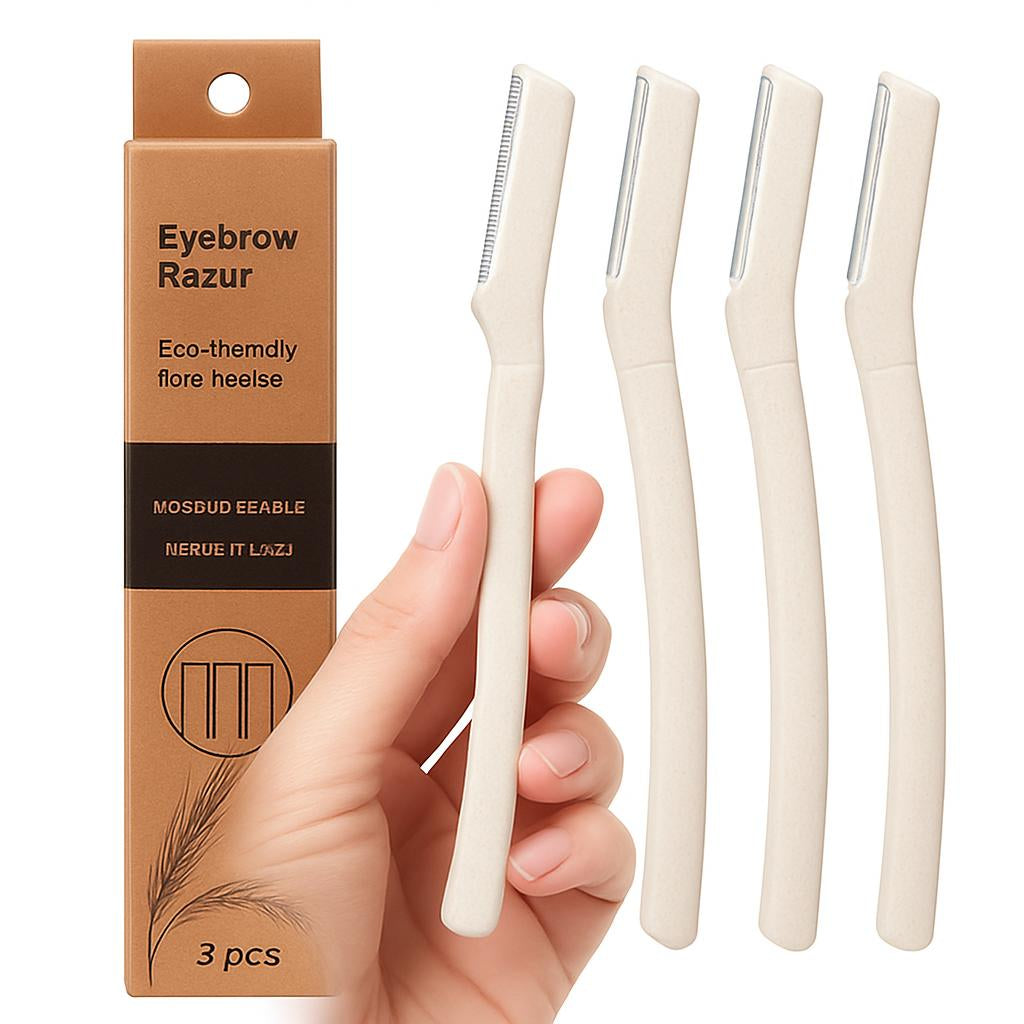 Biodegradable Eyebrow Razor - Eco-Friendly Personal Grooming Tool