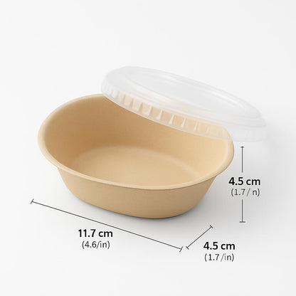 Eco-Friendly Biodegradable Soap Dishes - Beige Rectangular & Oval