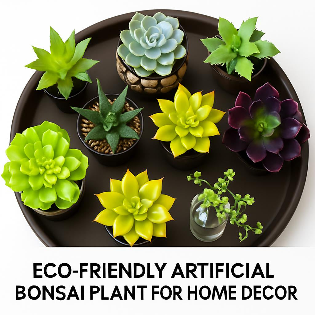 Eco-Friendly Artificial Bonsai Plant for Home Decor