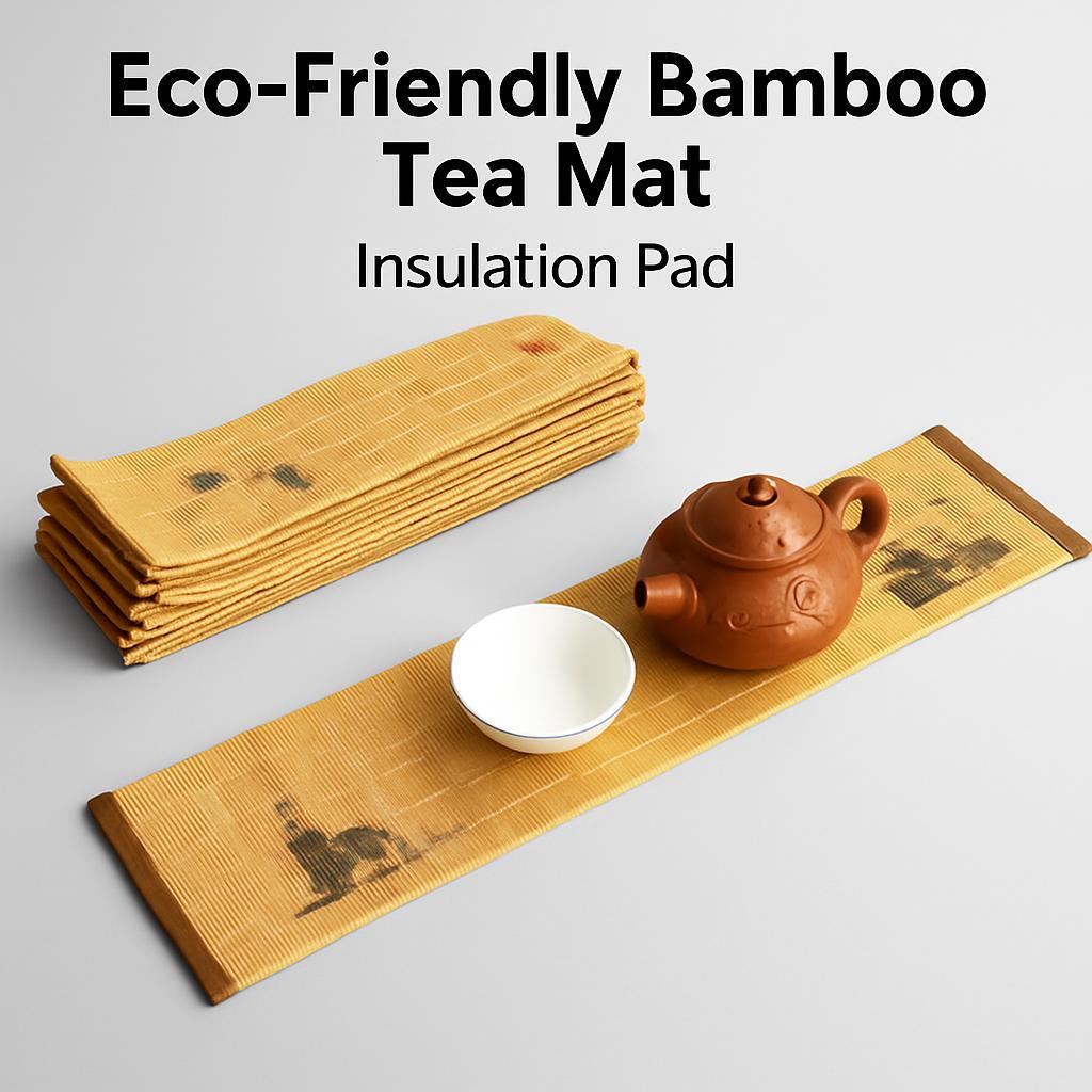 Eco-Friendly Bamboo Table Runner with Natural Design