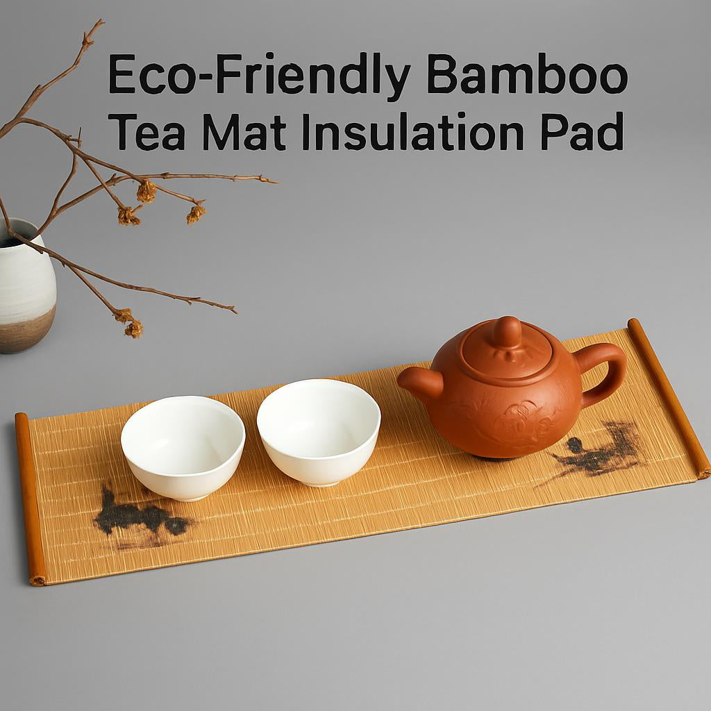 Eco-Friendly Bamboo Tea Mat Insulation Pad