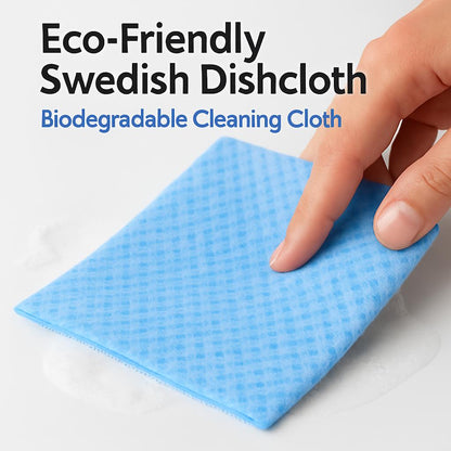Eco-Friendly Swedish Dishcloth - Biodegradable Cleaning Cloth