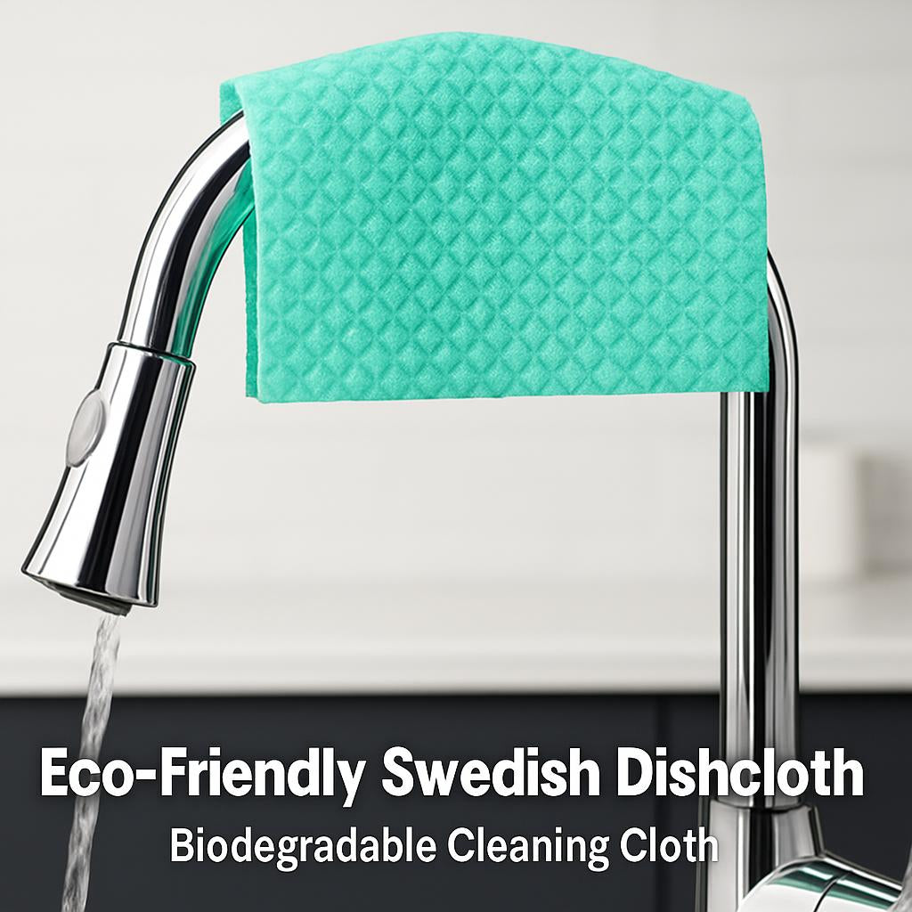 Eco-Friendly Swedish Dishcloth - Biodegradable Cleaning Cloth