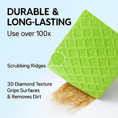 Eco-Friendly Swedish Dishcloth - Biodegradable Cleaning Cloth