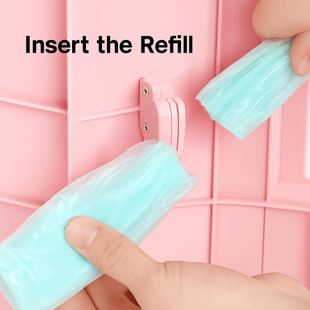 Pink Wall-Mounted Storage Organizer for Home Use