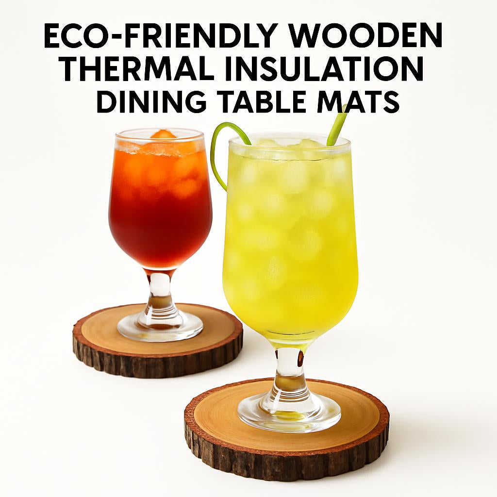 Eco-Friendly Wooden Thermal Insulation Dining Table Mats