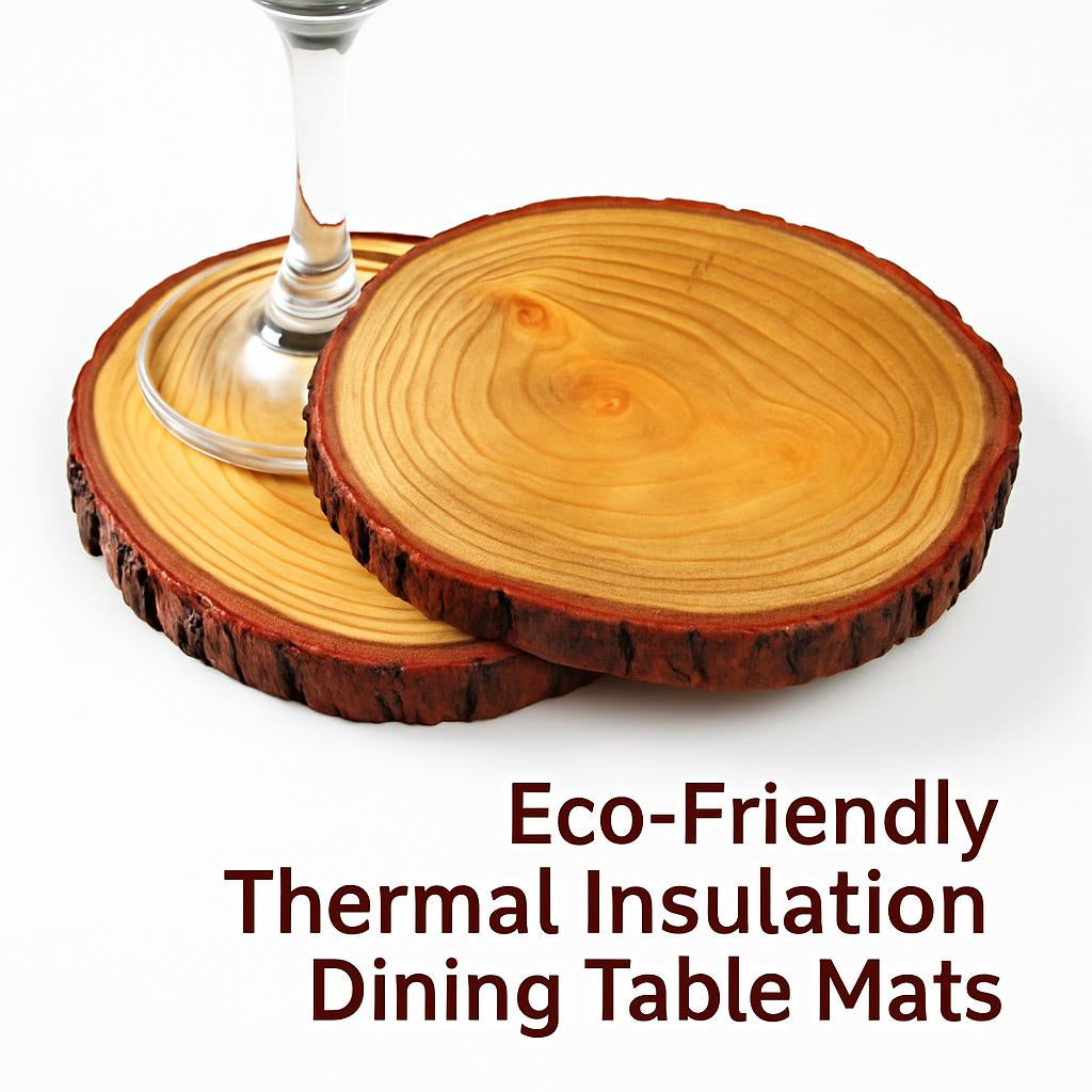 Eco-Friendly Wooden Thermal Insulation Dining Table Mats