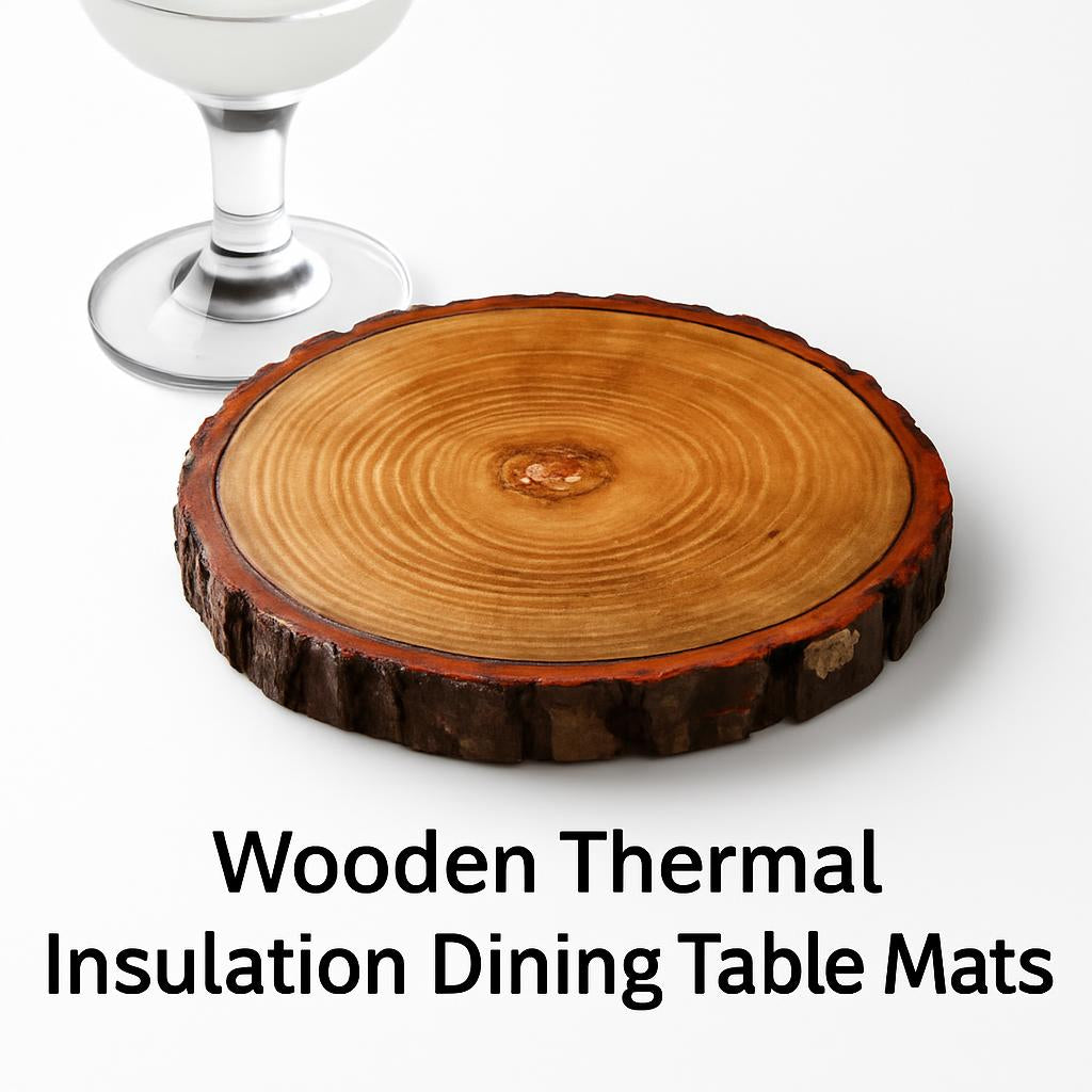 Eco-Friendly Wooden Thermal Insulation Dining Table Mats