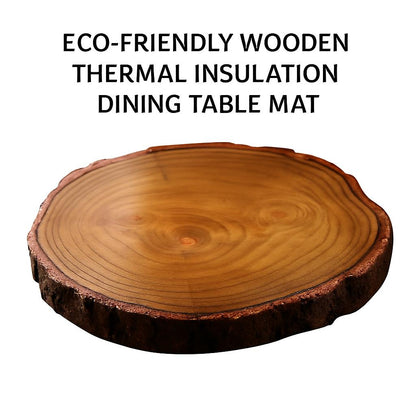 Eco-Friendly Wooden Thermal Insulation Dining Table Mats