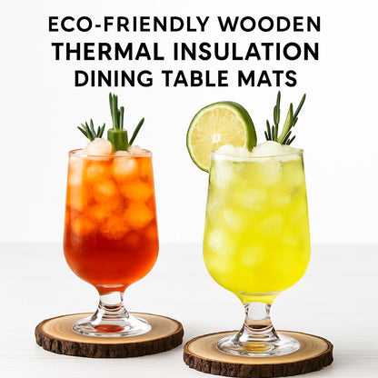 Eco-Friendly Wooden Thermal Insulation Dining Table Mats