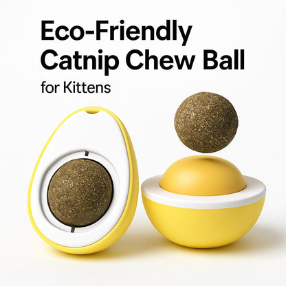 Eco-Friendly Catnip Chew Ball for Kittens