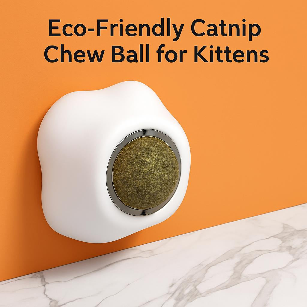 Eco-Friendly Catnip Chew Ball for Kittens