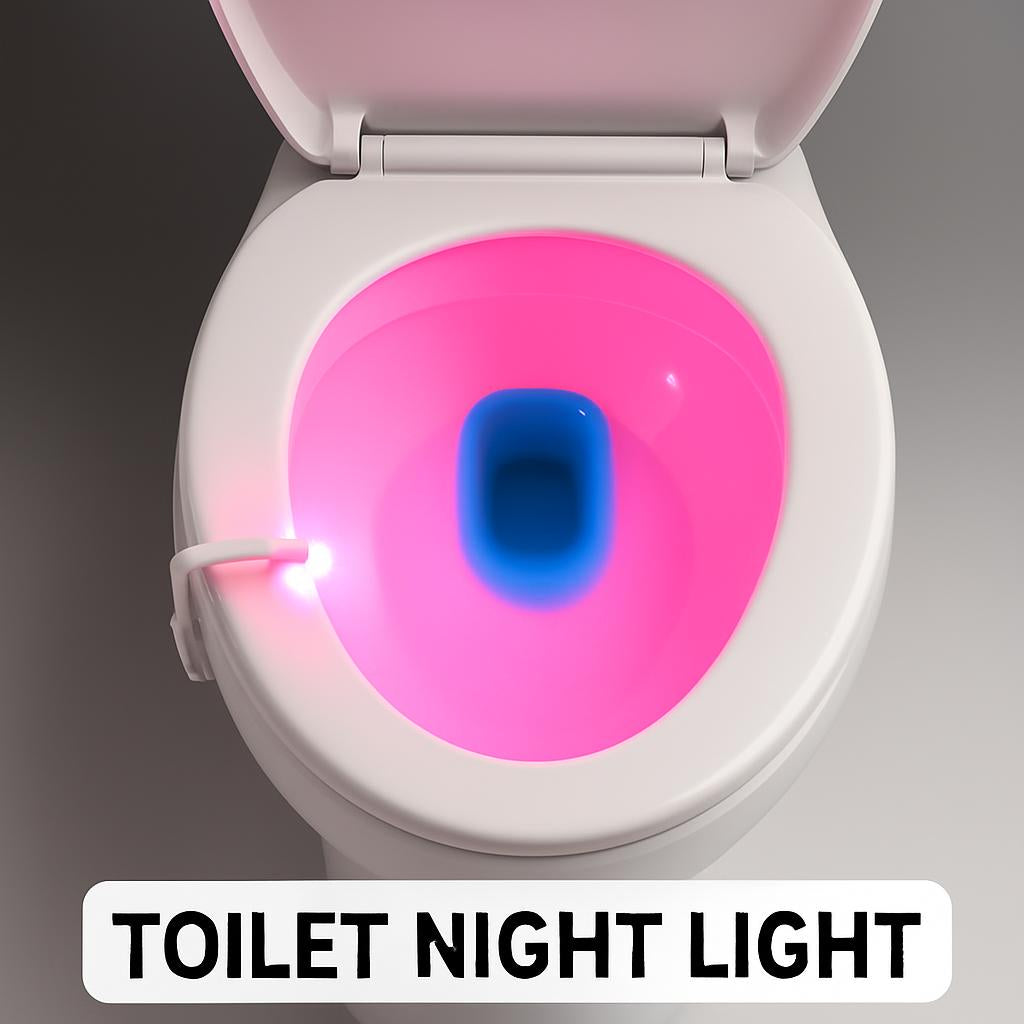 LED Toilet Night Light - Energy-Efficient Bathroom Accessory