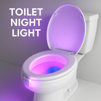 LED Toilet Night Light - Energy-Efficient Bathroom Accessory