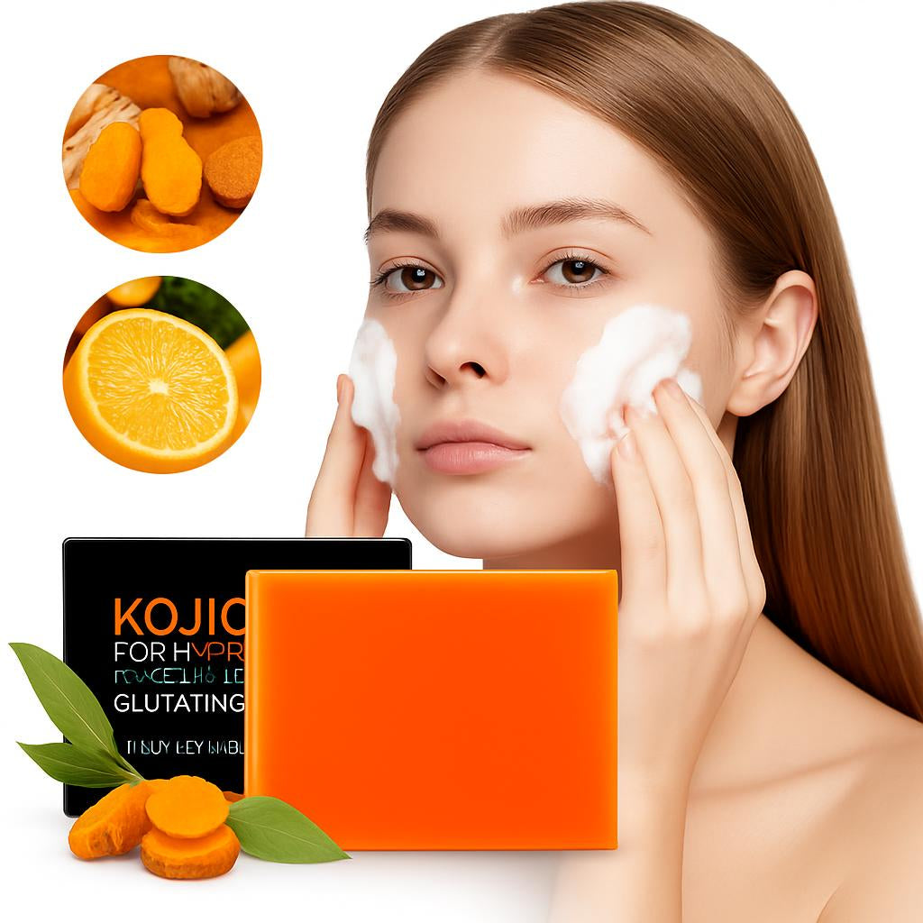 Organic Turmeric Soap Bar - Natural & Biodegradable