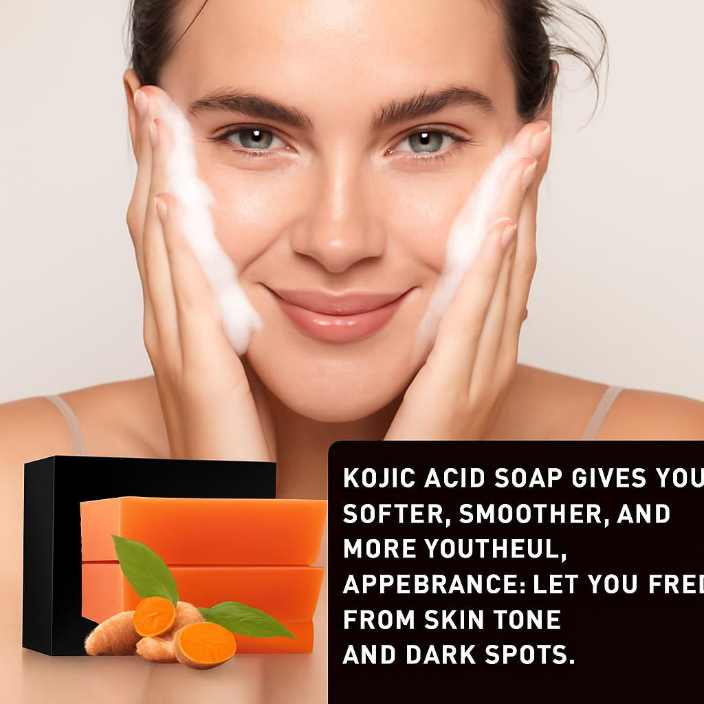 Organic Turmeric Soap Bar - Natural & Biodegradable