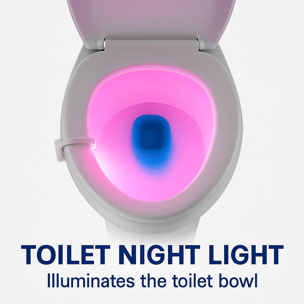 LED Toilet Night Light - Energy-Efficient Bathroom Accessory