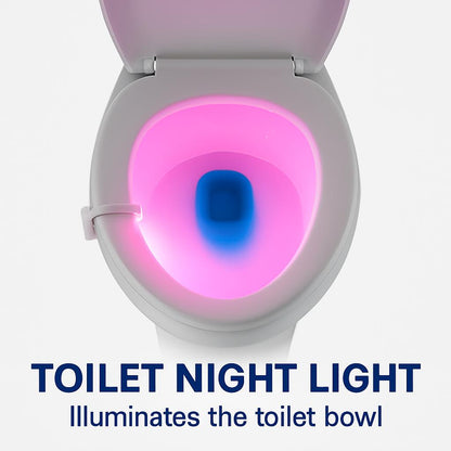 LED Toilet Night Light - Energy-Efficient Bathroom Accessory