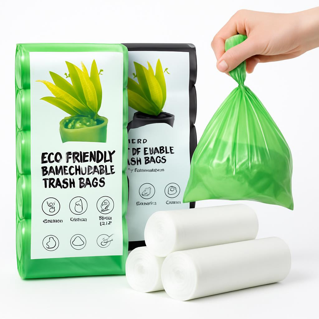 Eco-Friendly Biodegradable Trash Bags - Sustainable Waste Solution