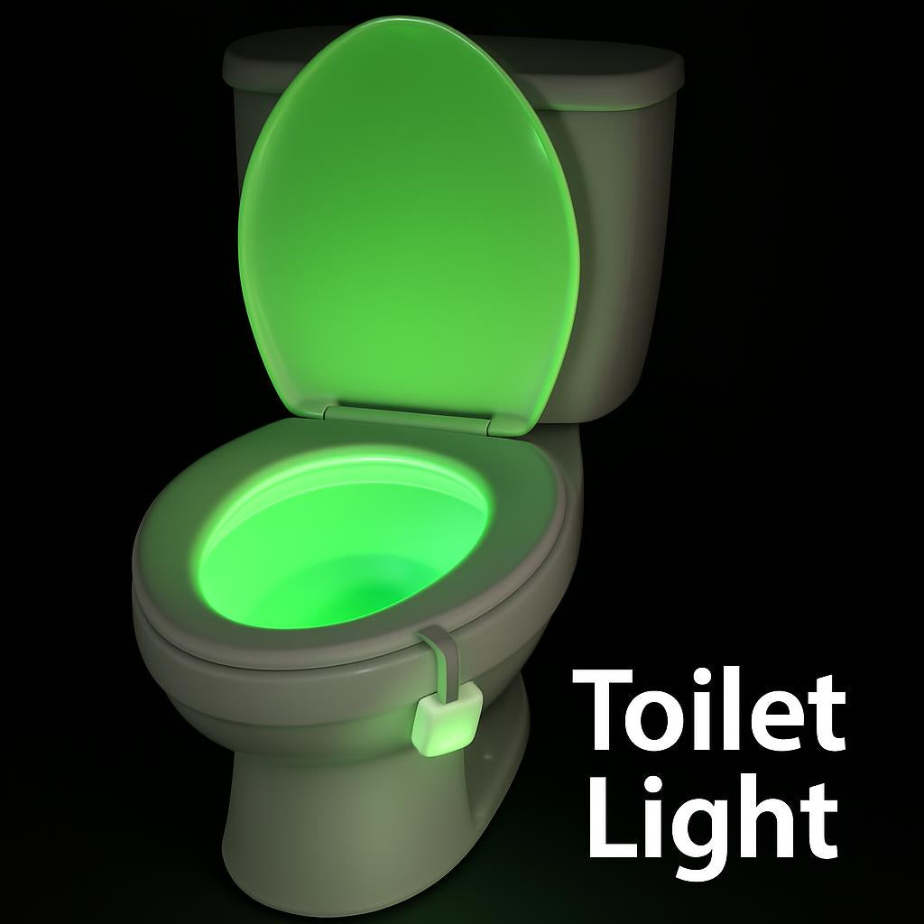 LED Toilet Night Light - Energy-Efficient Bathroom Accessory