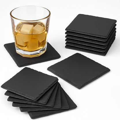 Eco-Friendly Black Natural Slate Serving Plate