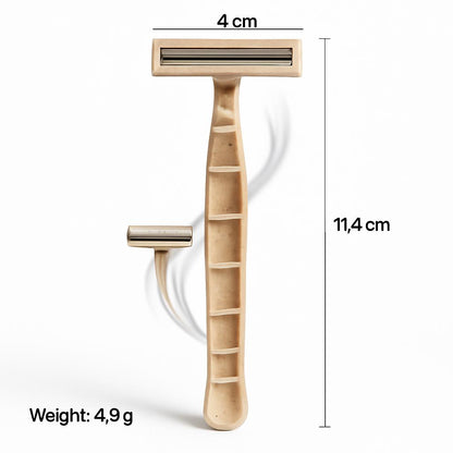 Eco-Friendly Bamboo Safety Razor - Sustainable Shaving Solution