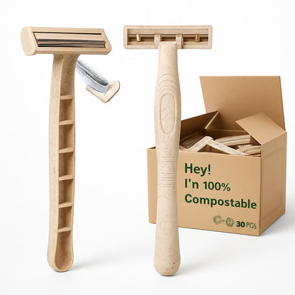 Eco-Friendly Bamboo Safety Razor - Sustainable Shaving Solution