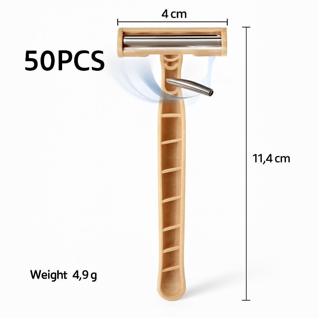 Eco-Friendly Bamboo Safety Razor - Sustainable Shaving Solution