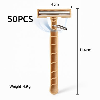 Eco-Friendly Bamboo Safety Razor - Sustainable Shaving Solution