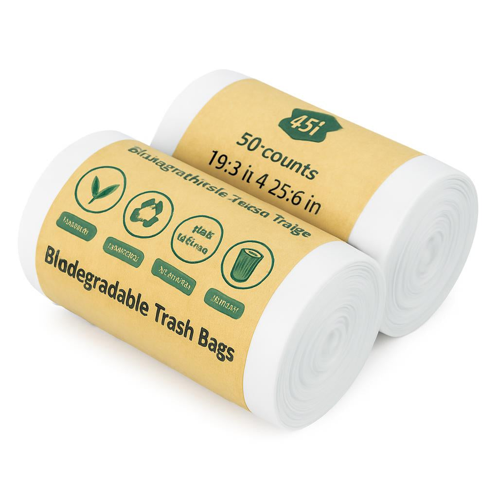 Biodegradable Plant Starch Trash Bags - Eco-Friendly Waste Solution
